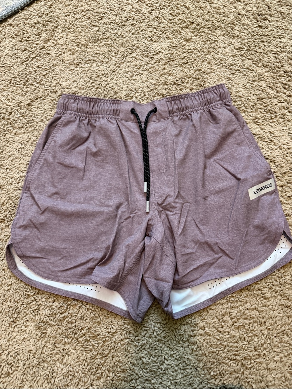 Men’s Legends Light Purple Athletic Shorts
